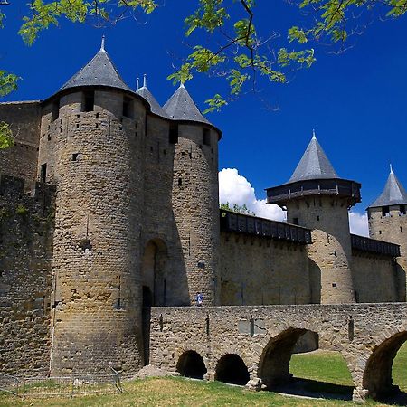 Ma Pierre A L'Edifice, Face A La Cite Vue Sublime, Studio Avec Terrasse Carcassonne Exterior photo