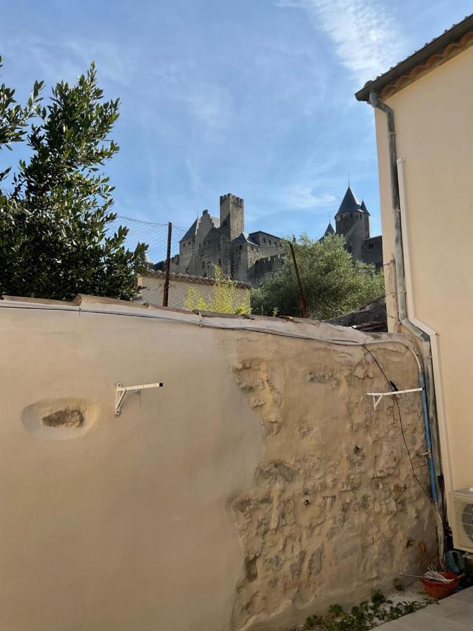Ma Pierre A L'Edifice, Face A La Cite Vue Sublime, Studio Avec Terrasse Carcassonne Exterior photo