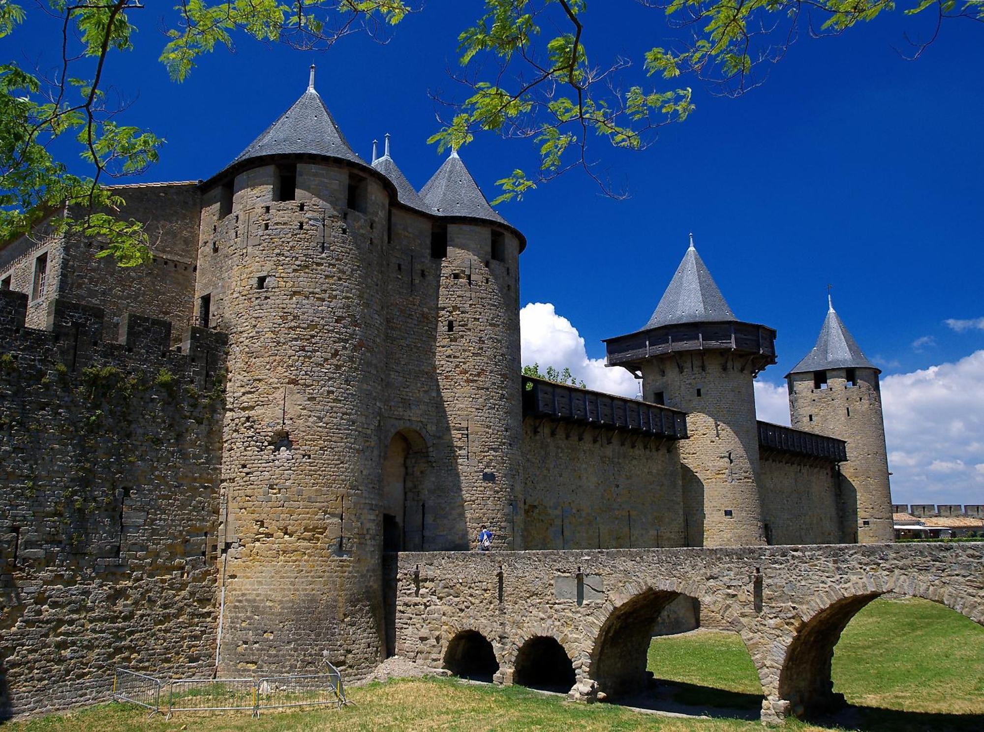 Ma Pierre A L'Edifice, Face A La Cite Vue Sublime, Studio Avec Terrasse Carcassonne Exterior photo